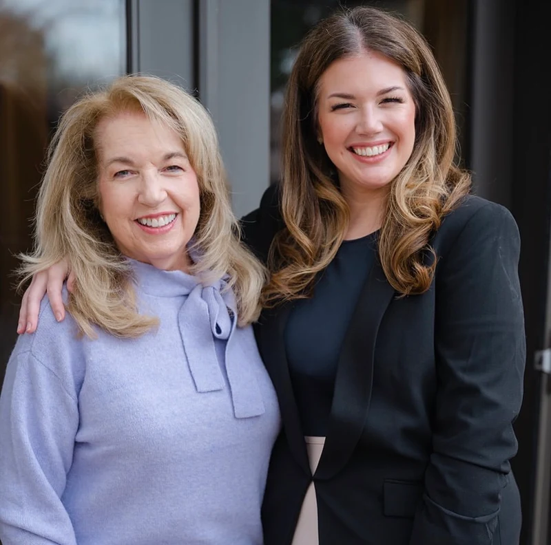 Meagan Hamblen with her mother, Sally Beck